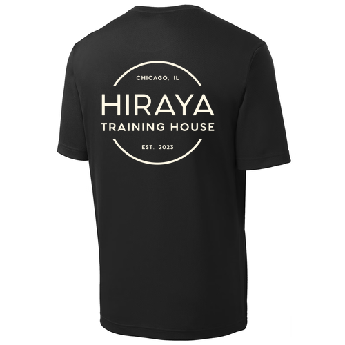 Hiraya Classic Logo Performance Short Sleeve Tee -- Black