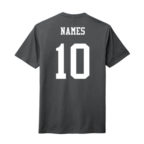 District Made Mens Perfect Tri Crew Tee -- Charcoal
