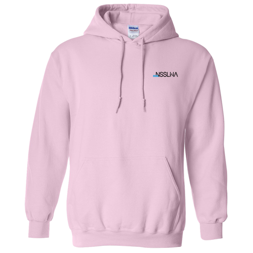 NSSLHA Gildan Heavy Blend Hooded Sweatshirt -- Light Pink