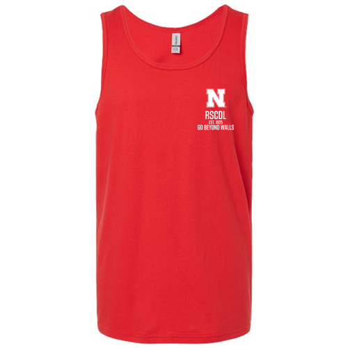 Adult Go Beyond Walls Tank -- Red