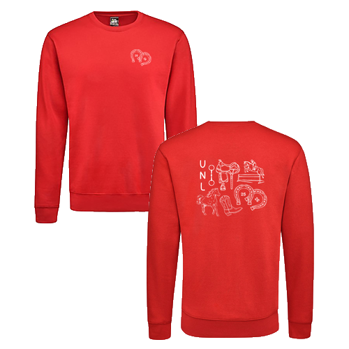Equestrian Horseshoe Crewneck Sweater