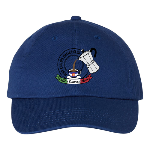 100% Cotton Cap -- Royal