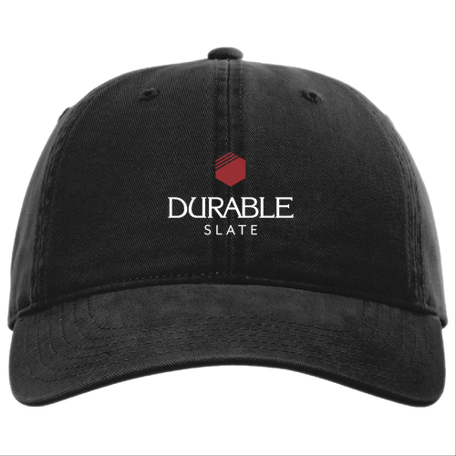 Richardson Peach Twill Dad Hat -- Black