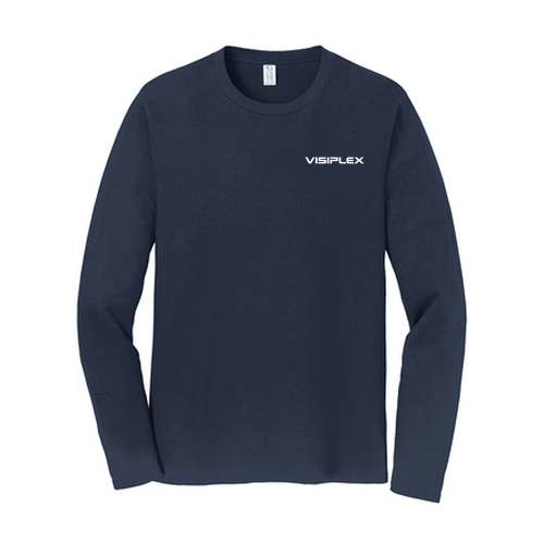 Port and Company Long Sleeve Fan Favorite Tee -- Deep Navy