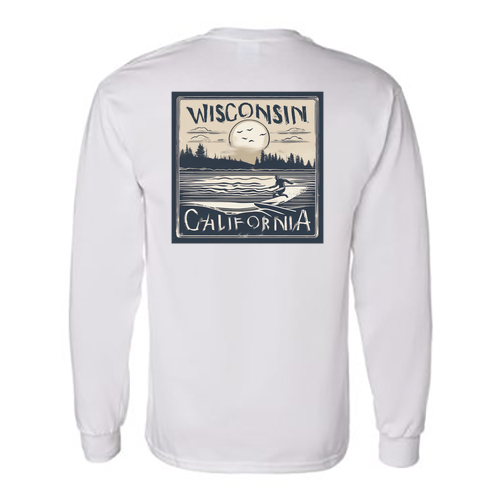 Gildan Heavy Cotton Longsleeve Basic T-Shirt -- White