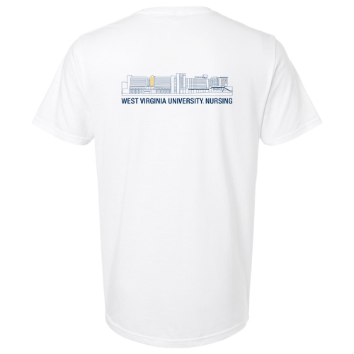 Gildan SoftStyle T-Shirt -- White / Hospital Outline