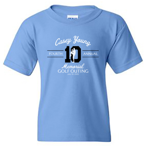 Youth Gildan Heavy Cotton Basic T-Shirt -- Carolina Blue