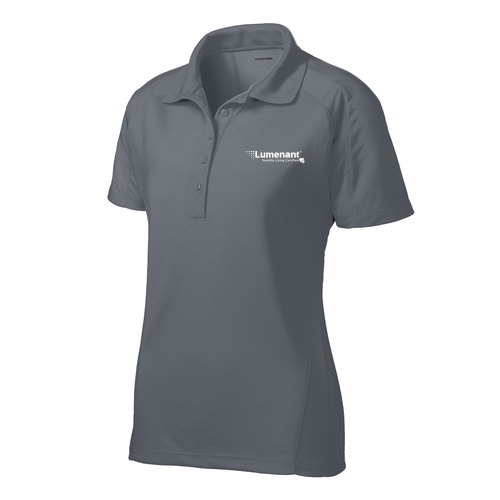 Sport Tek Ladies Dr Mesh Pro Polo -- Steel