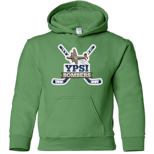 Gildan Heavy Blend Youth Hooded Sweatshirt -- Irish Green