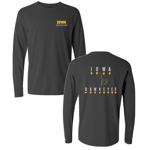 Comfort Colors Ringspun Long Sleeve Tee -- Pepper