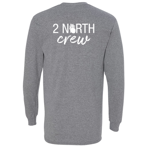 Gildan Heavy Cotton Longsleeve Basic T-Shirt -- Graphite Heather