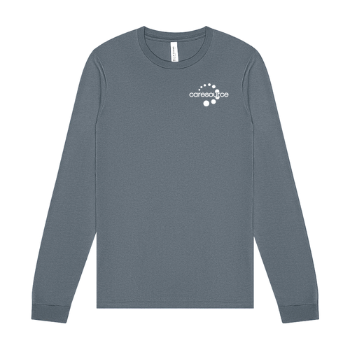 Unisex Bella Canvas Unisex Jersey Longsleeve Tee -- Steel Blue