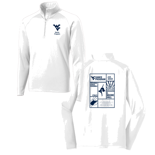Sport Tek Sport Wick Stretch Half Zip Pullover -- White