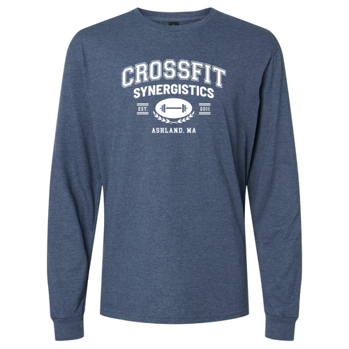 Gildan Softstyle CVC Long Sleeve T-Shirt -- Navy Mist