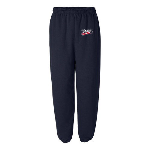Gildan Elastic Bottom Sweatpants -- Navy