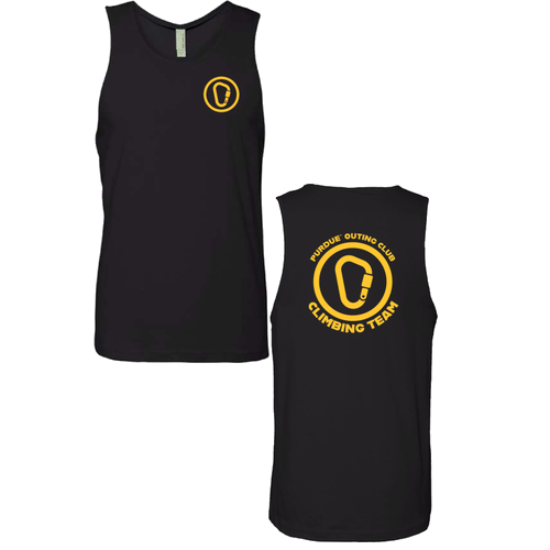 Next Level Apparel Black Cotton Muscle Tank