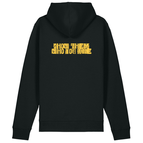 Stanley/Stella Unisex Drummer 2.0 Hooded Sweatshirt (Show Them) -- Black