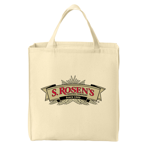 Port Authority Ideal Twill Grocery Tote -- Natural
