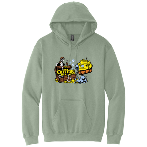 Gildan Adult Softstyle Fleece Pullover Hooded Sweatshirt -- Sage