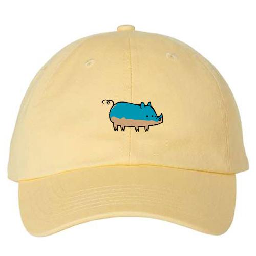 Valucap Bio-Washed Unstructured Hat -- Butter