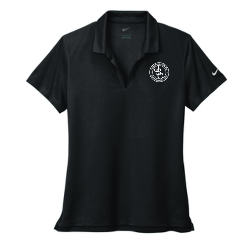 Nike Ladies Dri-Fit Micro Pique 2.0 Polo -- Black