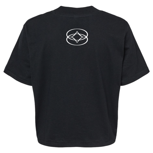 LAT Ladies' Boxy Tee -- Blended Black