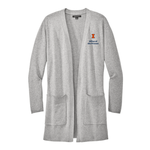 Mercer+Mettle Women's Open Front Cardigan Sweater -- Gusty Grey Heather