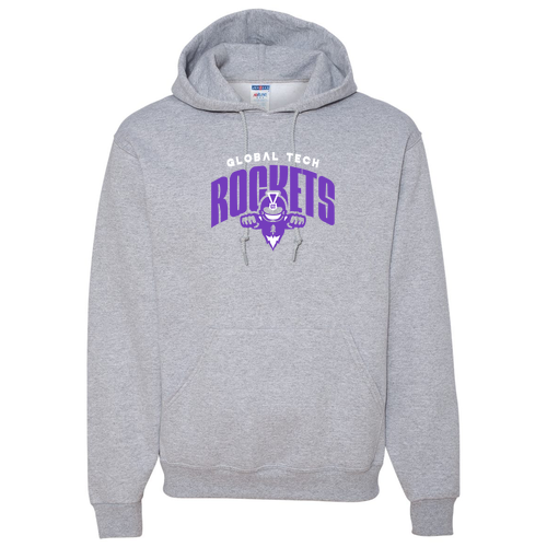 Mens/Unisex Jerzees 8 oz 50/50 Nublend Hooded Sweatshirt -- Athletic Heather