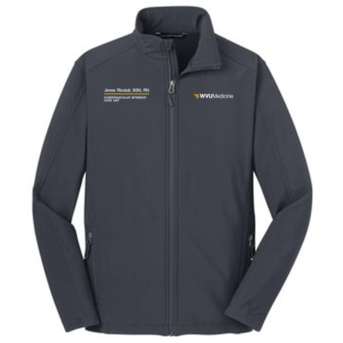Gender Care Heart Port Authority Core Soft Shell Jacket -- Battleship Grey