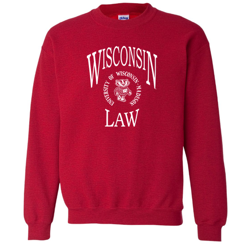 Gildan Heavy Blend Crewneck Sweatshirt -- Antique Cherry Red