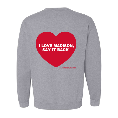 Gildan Heavy Blend Crew Neck Sweatshirt -- Sport Grey