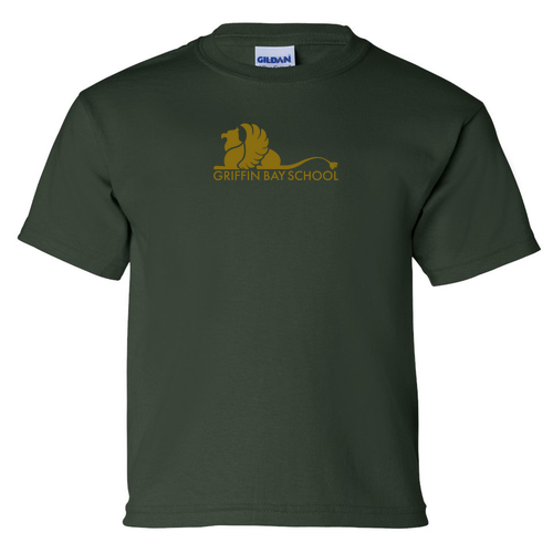 Gildan Ultra Cotton Youth Basic T-Shirt -- Forest Green
