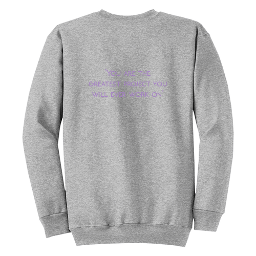 Port and Company Classic Crewneck Sweatshirt -- Athletic Heather