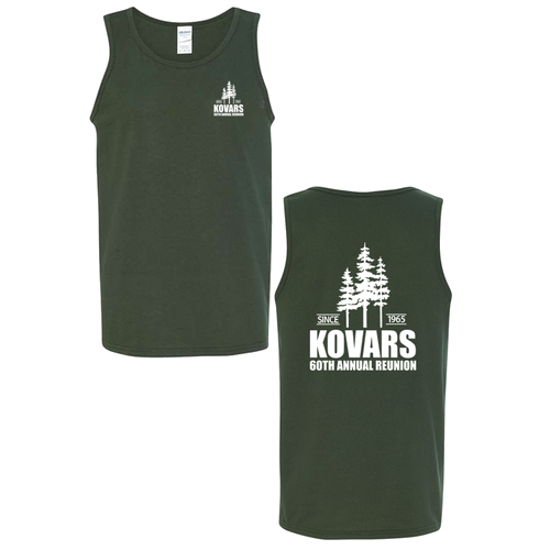 Gildan Heavy Cotton Adult Tank Top -- Forest Green