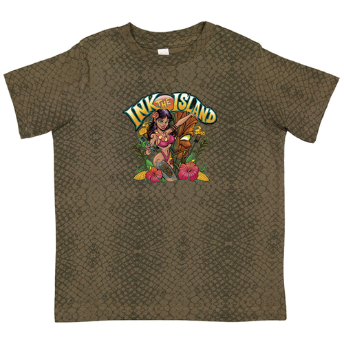 Rabbit Skins Toddler Fine Jersey Tee -- Green Reptile