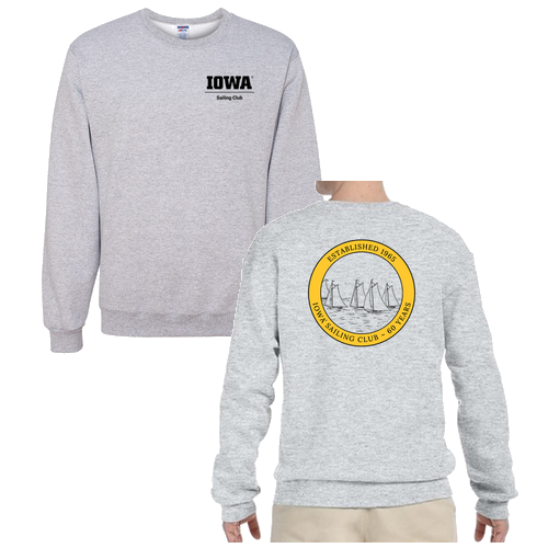 Jerzees 8 Oz., 50/50 Nublend Fleece Crew -- Ash