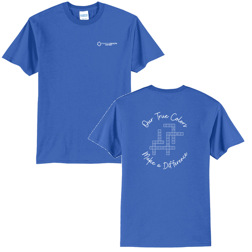 Port and Company 50/50 Blend Basic T-Shirt -- Royal