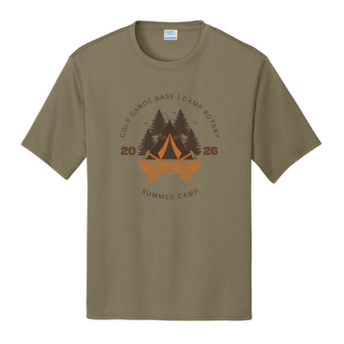 Port and Company Essential Performance Tee -- Coyote Brown