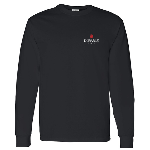 Gildan Heavy Cotton Longsleeve Basic T-Shirt -- Black