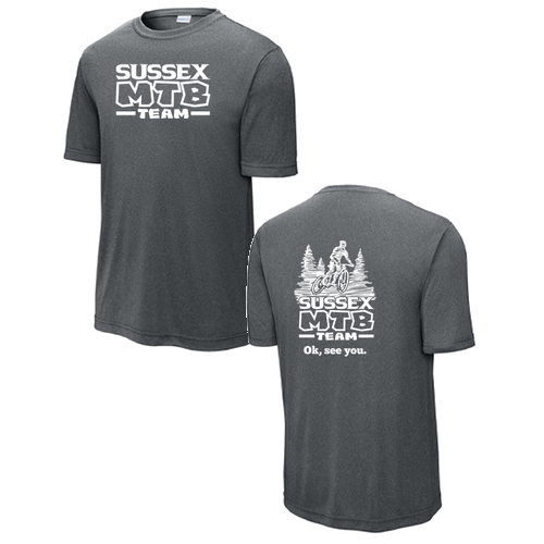 Sport Tek Ladies Competitor Tee -- Iron Grey Heather