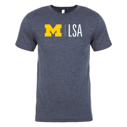 Mens/Unisex Next Level Soft Fitted Triblend Tee -- Vintage Navy