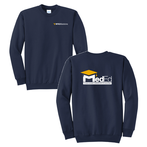 Port and Company Classic Crewneck Sweatshirt -- Navy