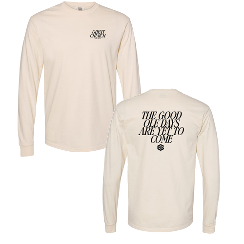 Comfort Colors Ringspun Long Sleeve Tee -- Ivory