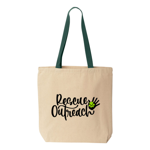 Liberty Bags Canvas Tote -- Natural / Forest