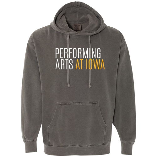 Comfort Colors Garment Dyed Hooded Pullover Sweatshirt -- Pepper