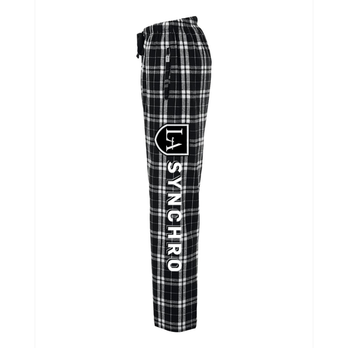Boxercraft Women's Haley Flannel Pants -- Black / White Pld