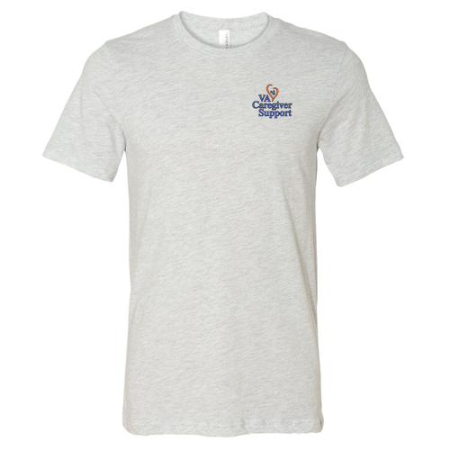 Mens/Unisex VA Caregiver Support Bella Canvas Jersey T-Shirt -- Ash
