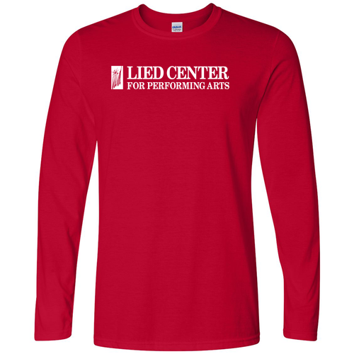 Gildan Softstyle Longsleeve T Shirt -- Cherry Red