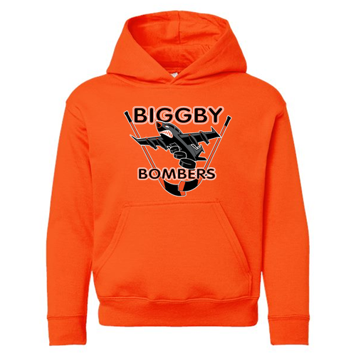 Youth Pullover Fleece Hoodie -- Orange
