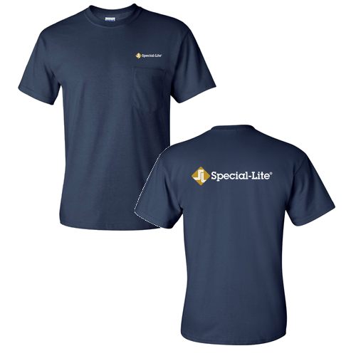 Gildan Ultra Cotton T-Shirt with Pocket -- Navy